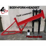 CANDY GT 20" Body Petak Lajak + Lowered Fork(Free Head Set) Frame Bicycle Body Basikal