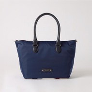 [Direct From Japan] Crestbridge Blue Label Partial Crest Bridge Nylon Tote Bag ( Navy )