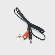 1.5m1 In 2 Audio Stereo Auxiliary Cable 2 Rca To 3.5mm 3.5mm Male Rca Auxiliary Cable, Suitable For Speaker Cable Of Laptop Tv