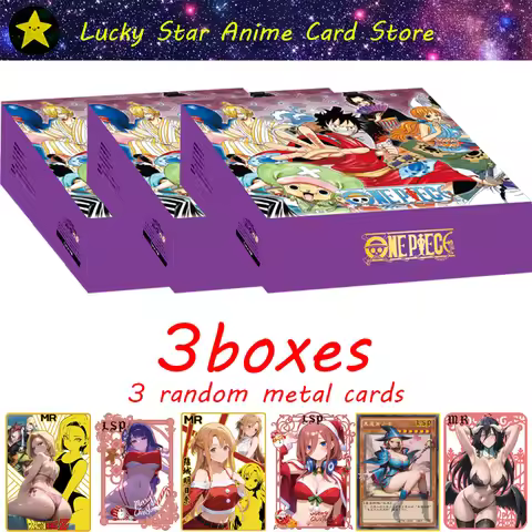 Xinhai One Piece Collections Rare Cards Box Booster Pack Anime Luffy Zoro Nami TCG Game Collectibles