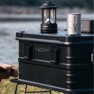 Blackdog Blackdog Outdoor Aluminum Alloy Storage Box Blackened Camping Car Storage Box Portable Camp