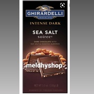 GHIRARDELLI INTENSE DARK SEA SALT SOIREE CHOCOLATE