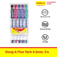 Dong-A Fine Tech 0.3mm, 5 Color Set/PACK [117710]