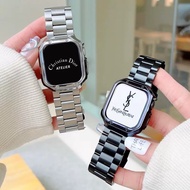 Stainless Strap + Case With Screw Can Be Used With Smart Watch 9 8 7 6 5 4 Se 1 2 3 Ultra H19ultra H