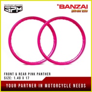 ♕ ۞ ♒ 2PCS BANZAI RIMS (JAPAN RIM) (PAIR) 1.40 X 17