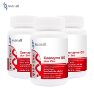 [Pack Of 3 Bottles] Q10 plus Zinc Nutriall Coenzyme Q10 Q10 Q10