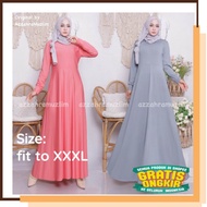 Muslim FASHION 2022 NEW/SYERLY OverSize - Gamis Jersey Jumbo 3L/XXXL saku/033-4972