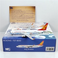 NG Models 58192 1: 400 Hainan Airlines B737-800 B-6063 Free Trade Painting