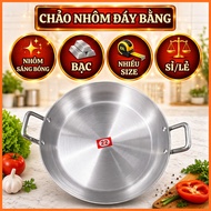 Flat bottom aluminum pan, size from 16cm - 22cm, egg frying pan, food frying pan with KNY premium ha