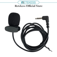 Retekess Portable Clip-on Lapel Microphone 3.5mm Jack
