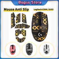 Anti-Slip Mouse Sticker for Logitech G304 & G102 - Anti-Sweat for Gaming grip tape mouse Logitech An