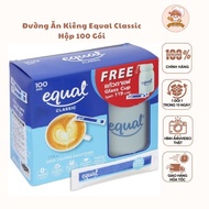 Equal Classic Diet Sugar Box of 100 Packs Sugar Sachet