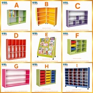 USL Educational ECONOMY Storage Rack Series Classroom Book Toy Storage Cabinet Preschool Kindergarte