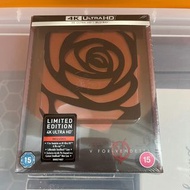 V For Vendetta 4K Blu-ray, Titans of Cult SteelBook