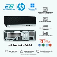 HP ProDesk 400 G6 SFF / i5 9th Gen) / M.2 NVMe Storage UP TO 32GB RAM / Win11 Pro ORI (REFURBISGHED)