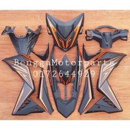 Rs150 V1 & V2 Cover Set Custom hitam matte