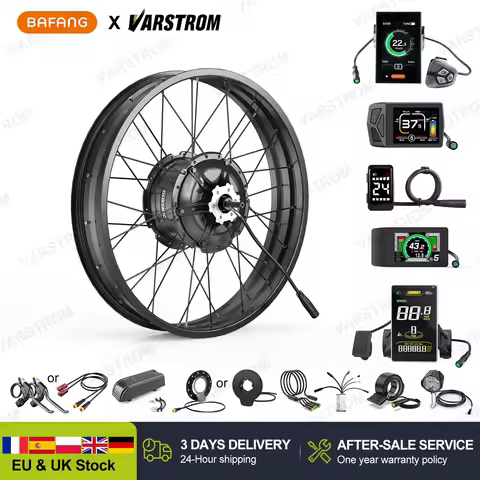 Bafang Wheel Fat Tire Hub Motor 48V 1000W 4.0" 26in 20 Rear Disc Brake Driver Conversion Kit 8fun El