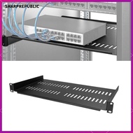 [Sharprepublic] 1U Server Rack Shelf 10inch Deep 1U Server Rack for Device Desktop Computer