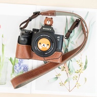 Sony A7M3A7R3 Protective Case A7M4A7R5 Camera Bag ZVE10 Leather Case A7S3 Base Bag A1 Accessories