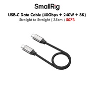 SmallRig USB-C Data Cable (Straight to Straight or Angled) 35cm/13.8IN / 60cm/23.6IN [ 5073 / 5074 /