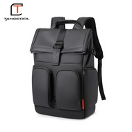 TANGCOOL Roll Top Expandable Laptop Backpack 21L Water Resistant Oxford Bag Fits 15.6 Inch Notebook 