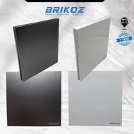 BRIKOZ SWITCH SOCKET 13A 1 GANG 2 GANG 3 GANG 4 GANG HEATER SWITCH 1 WAY 2 WAY GREY SLIVER