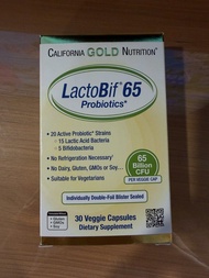 全新 iherb California Gold Nutrition LactoBif 65 益生菌 30 粒