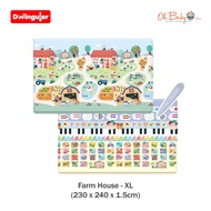 Dwinguler Sensory Play Mat - Farm House (M - 190 x 140 x 1.2cm /XL - 230 x 140 x 1.5cm) | Oh Baby St