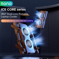 llano Laptop Cooler Laptop Radiator Multifunctional Storage Laptop Stand Cooling Pad for Laptop