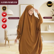 Set Gamis Syari Maryam French Khimar Baju Muslim Wanita Dewasa Terbaru