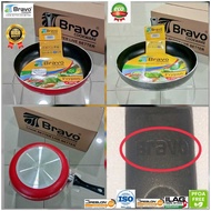Bravo COOKWARE Sauce Pan 20cm Gray And Fry Pan 26cm Gray Non-Stick IMPORT