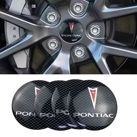 56mm Car Wheel Hub Cap Sticker for Pontiac Firebird Sunfire GrandAm GrandPrix Bonnevi11e Montana Aut