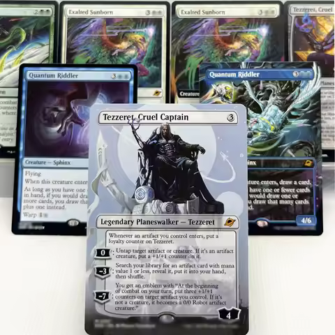 EOE HOLO15-Ⅰ01 Tcg proxy magic cards Tezzeret, Cruel Captain Quantum Riddler Evendo, Waking Haven Ou
