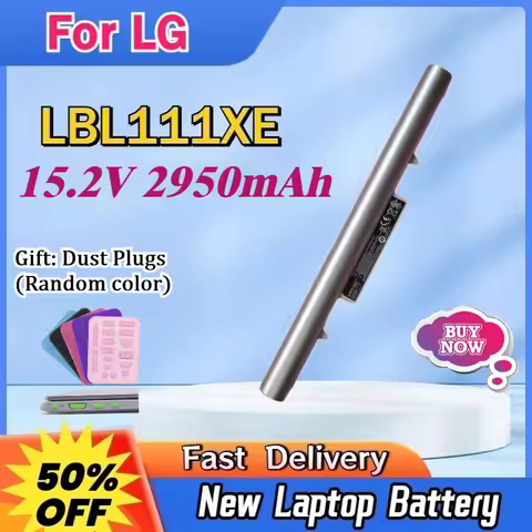 15.2V 2950mAh LBL111XE Laptop Battery For LG 15N540‑A/C/E/F/G/H/K/L/M/R/U 15ND540 4ICR19/66 1544-777