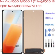 For Vivo IQOO 9/IQOO 9 (China)/IQOO 10/IQOO 11/IQOO Neo7/IQOO Neo7 SE LCD Display Touch Screen Digit