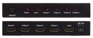 瘋狂買 五角科技 PSTEK 4PORT HDMI 1進4出分配器 HSP-3024 金屬機殼 支援HDCP規格 特價