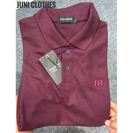 JUNE.21 Burgundy Collar T-Shirt