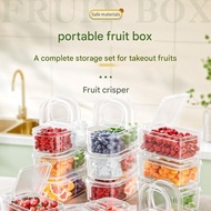 Kitchen Box Food Storage Container Fruit Spices 2 Slots Divider Storage Box Food Container HM1076