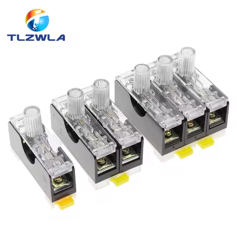 6X30mm 220V Glass Fuse Holder FS-101 FS102 FS103 Din Rail Mount Single Pole 6*30 Fuse Casing 0.5A ~ 