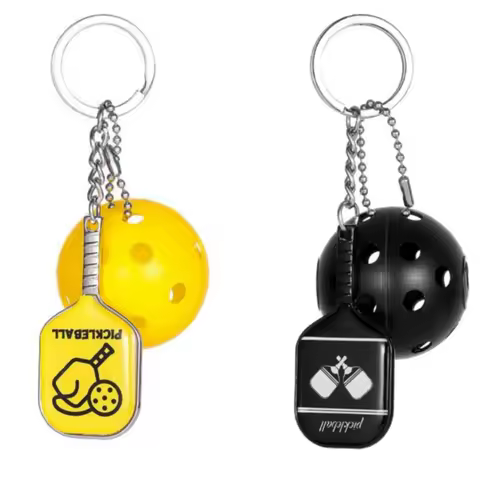 Pickleball keychain For Sports Lovers Bags Wallets Car Key Pendants Cute Mini Pickleball Keychain Gi