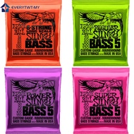 【EVERYTWT】Ernie Ball Bass Strings 2833 2835 2824 2836 For 4 String 5 String Electric Bass