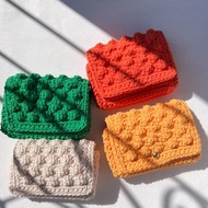 Bubble Card Holder, Bag, Purse, Crochet, Handmade, Gift