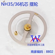 Original Seiko NH35A Movement Balance Wheel NH36A 7S26 7S36 Movement Full Swing Universal Watch Acce