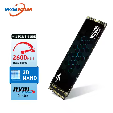 WALRAM M.2 SSD NVMe 128GB 256GB 512GB 1TB M.2 2280 PCIE NGFF SSD hdd Internal Solid State Drive for