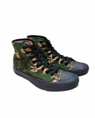 Sepatu All Star High Boot Loreng Army-Sepatu Sneakers Boot High Bot-Sepatu Sekolah-Sepatu Casual-Sep
