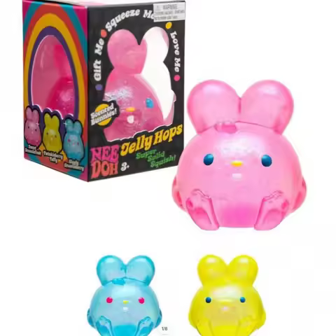 Schylling Needoh Nice Cube Sensory Fidget Cube Stress Relief Squishy Cube Anti-Anxiety Squeeze Objec