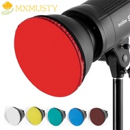 MXMUSTY Light Diffuser Cloth Red Yellow Photo Studio Strobe Reflector Standard Cover 7" 180mm White 