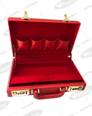 PINTAKASI BRAND Ordinary Tari Case 36 pcs Tari Blade Capacity (RED) WITHOUT Fiber Glass for Gamefowl