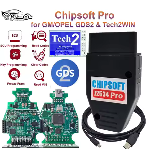 Chipsoft Pro for GM Work with OPEL GDS2 Diagnostic Tool for GM GDS2 V2023.2.1 Tech2WIN 16.02.24 VCI 