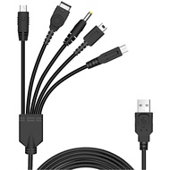 Kabel Pengecas USB 5 dalam 1 Xahpower untuk Nintendo DS Lite, 3DS, DS dan Gameboy Advance SP/PSP 100